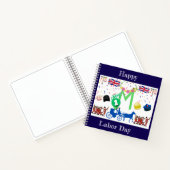 ノートブック – 労働日テーマ (内部)