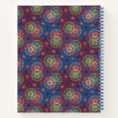 ノートブック – 抽象芸術円 (裏面)