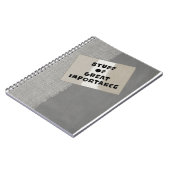 ノートブック – 重要素晴らし物グランジ (左側)