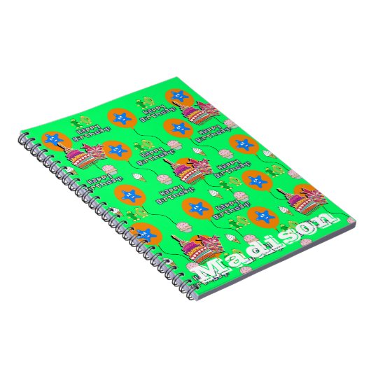 ノートブック, #10 Happy 10th誕生日ノート緑 ノートブック (右側)