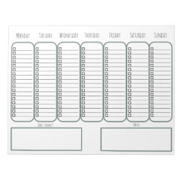 ノートブック(27,94 x 21,59 cm)、40ページ – 一覧 ノートパッド