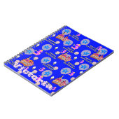 ノートブック, #3ハッピーサードバースデーノートブルー ノートブック (左側)