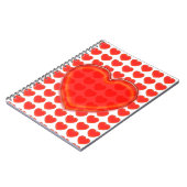 ノートブック – 3次元ハート (左側)