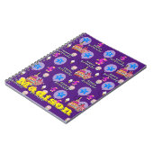 ノートブック, #5ハッピーファイブ誕生日ノート紫 ノートブック (左側)