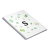 ノートブック – Tumbled Green Letters (右側)