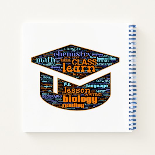 ノートブック – Wordクラウド (裏面)