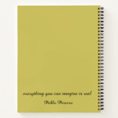 ノートブックARTプリントレディース秋と赤い果実 ノートブック (裏面)