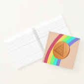 ノートブックDalgona複数の三角形 – 側面 ノートブック (内部)