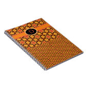 ノートブックPCの学校に戻るトレンディーカッコいい図形おもしろい ノートブック (右側)