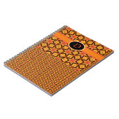 ノートブックPCの学校に戻るトレンディーカッコいい図形おもしろい ノートブック (左側)