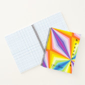 ノートブパーソナライズされたックサイケデリック- HAMbyWG ノートブック (内部)