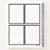 ノートブパーソナライズされたックサイケデリック- HAMbyWG ノートブック (裏面)