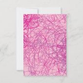 ノートペーパーのメモこうもりバルミツワーパーティーカード 招待状 (裏面)