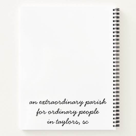 ノートポップ・アートのブック ノートブック (裏面)