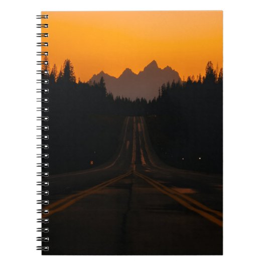 ノートマウンテンサンセットハイウェイ ノートブック (正面)