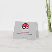 ノートルダムからの挨拶 カード (裏面)