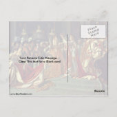 ノートルダムでの即位式Jacques-Louis David ポストカード (裏面)