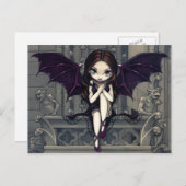 「ノートルダムのガーゴイル」はがき ポストカード (正面/裏面)