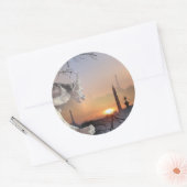 ノートルダムのガーゴイル ラウンドシール (封筒)