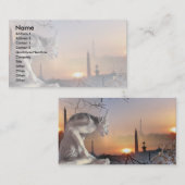 ノートルダムのガーゴイル 名刺 (正面/裏面)