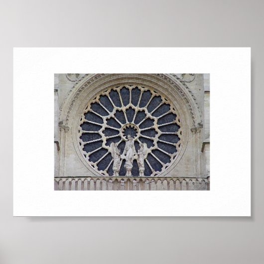 ノートルダムのクローズアップ ポスター (正面)