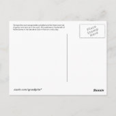 ノートルダムのポストカード ポストカード (裏面)