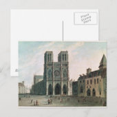 ノートルダムの前の広場 ポストカード (正面/裏面)