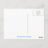 ノートルダムの彫像 ポストカード (裏面)