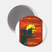 ノートルダムの後背部 マグネット (正面/裏面)