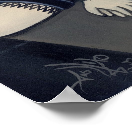 ノートルダムの秘密ゴシック様式の妖精アートプリント ポスター (角)