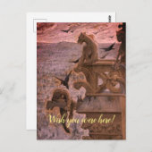 ノートルダムの背中の頬を見るチーキーなカードビュー ポストカード (正面/裏面)