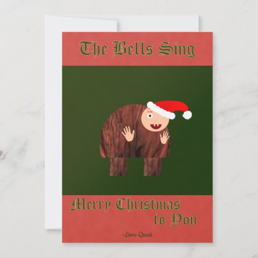 ノートルダムの鐘のホリデーウィッシュ シーズンカード (正面)