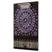 ノートルダムカテドラルパリバラ窓 クリップボード (左)