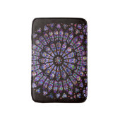 ノートルダムカテドラルパリバラ窓 バスマット (正面縦)