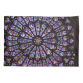 ノートルダムカテドラルパリバラ窓 枕カバー (裏面)