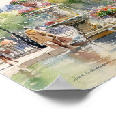 ノートルダムカテドラルパリファインアート ポスター (角)