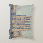 ノートルダムカテドラルパリフランスクラシック絵画ホテル アクセントクッション (裏面(縦))