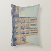 ノートルダムカテドラルパリフランスクラシック絵画ホテル アクセントクッション (正面(垂直))