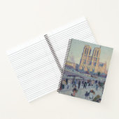 ノートルダムカテドラルパリフランスクラシック絵画ホテル ノートブック (内部)