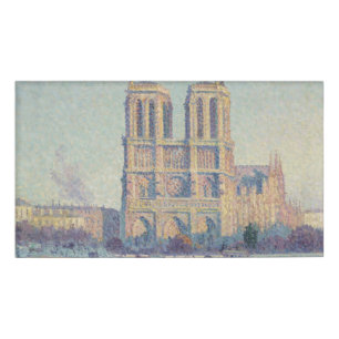 ノートルダムカテドラルパリフランスクラシック絵画ホテル 名札