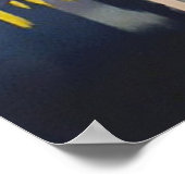 ノートルダムカテドラルパリフランスヴィンテージトラベル ポスター (角)