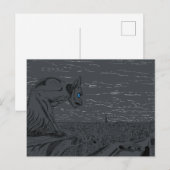 ノートルダムガルゴイル ポストカード (正面/裏面)
