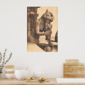 ノートルダムガルゴイ食べ物ルのスナック ポスター (キッチン)