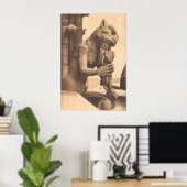 ノートルダムガルゴイ食べ物ルのスナック ポスター (ホームオフィス)