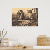 ノートルダムガルゴユルサーカ1900 ポスター (キッチン)