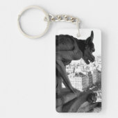 ノートルダムゴシックガーゴイル防水キーチェーン キーホルダー (正面)