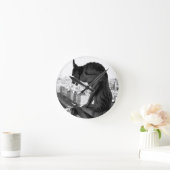 ノートルダムゴシックガーゴイレフォトプリントウォールクロック ラウンド壁時計 (ホーム)