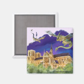 ノートルダムスクエアマグネット2インチ マグネット (正面/裏面)