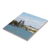 ノートルダムデパリとセーヌ川 – フランス タイル (側面)