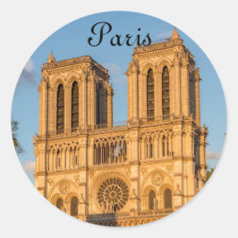 ノートルダムドパリアットゴールデンアワー – パリ，フランス ラウンドシール